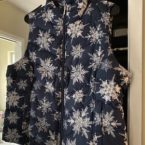 Snowflake winter vest